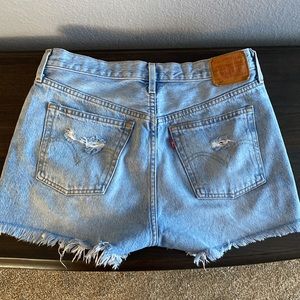 Distressed Levi’s 501 Shorts